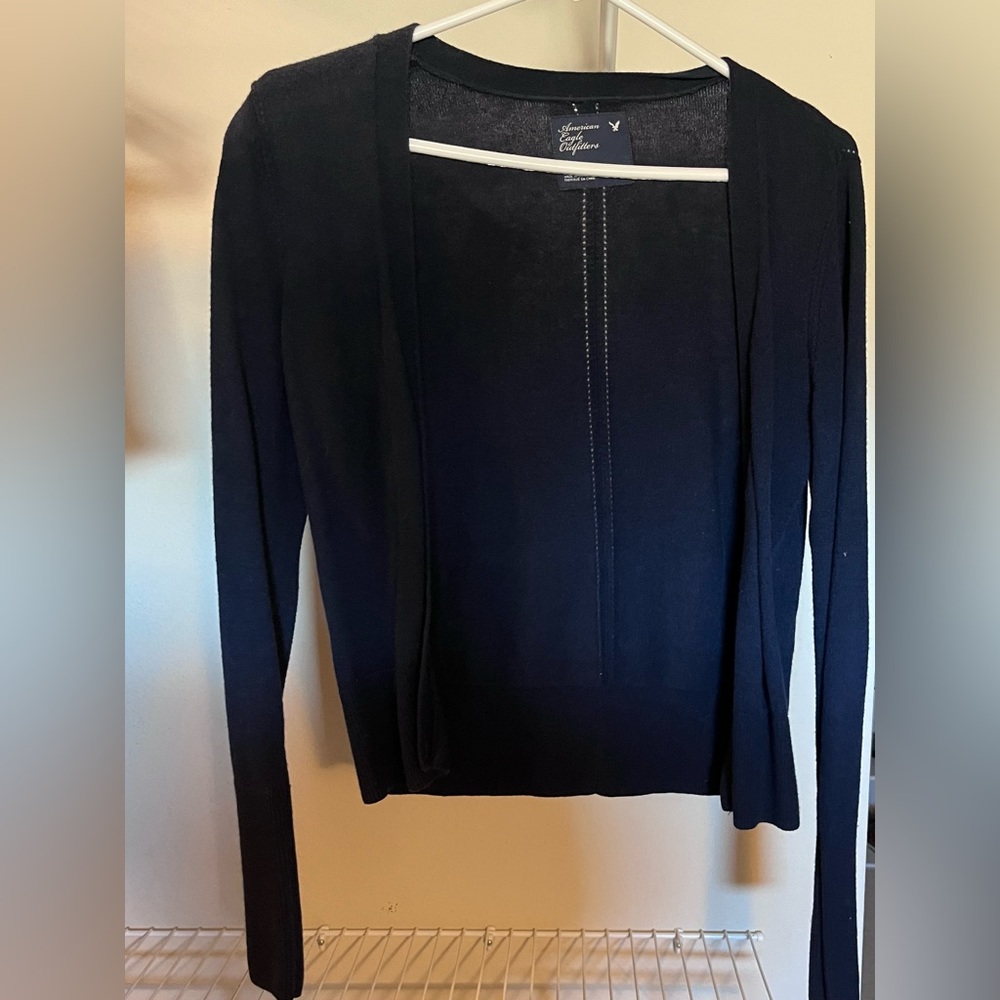 Navy cardigan